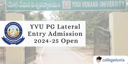 YVU PG Lateral Entry Admission 2024